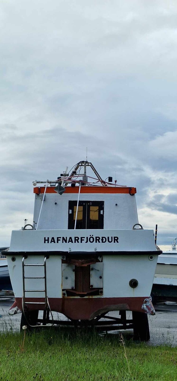 A boat at Hafnarfjörður's old harbour by ÆGIR 220